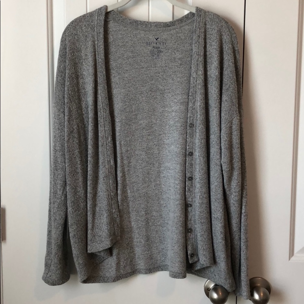American Eagle Soft & Sexy Plush Cardigan